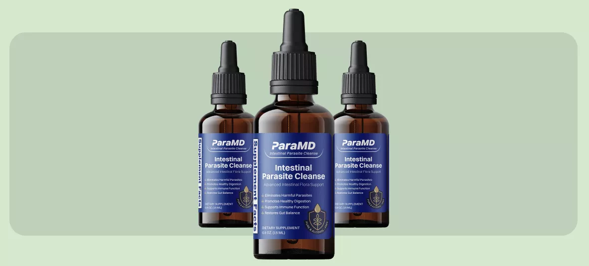 ParaMD liquid drops formula close-up